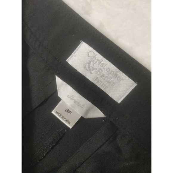 Women's Christopher & Banks Black Petite Bootcut Trousers Size 8P - Picture 3 of 11